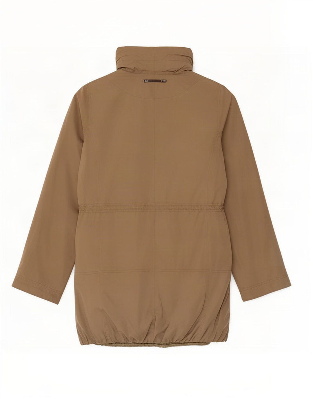 Massimo Dutti Parka con Capucha para Mujer UK 42 Medium Beige