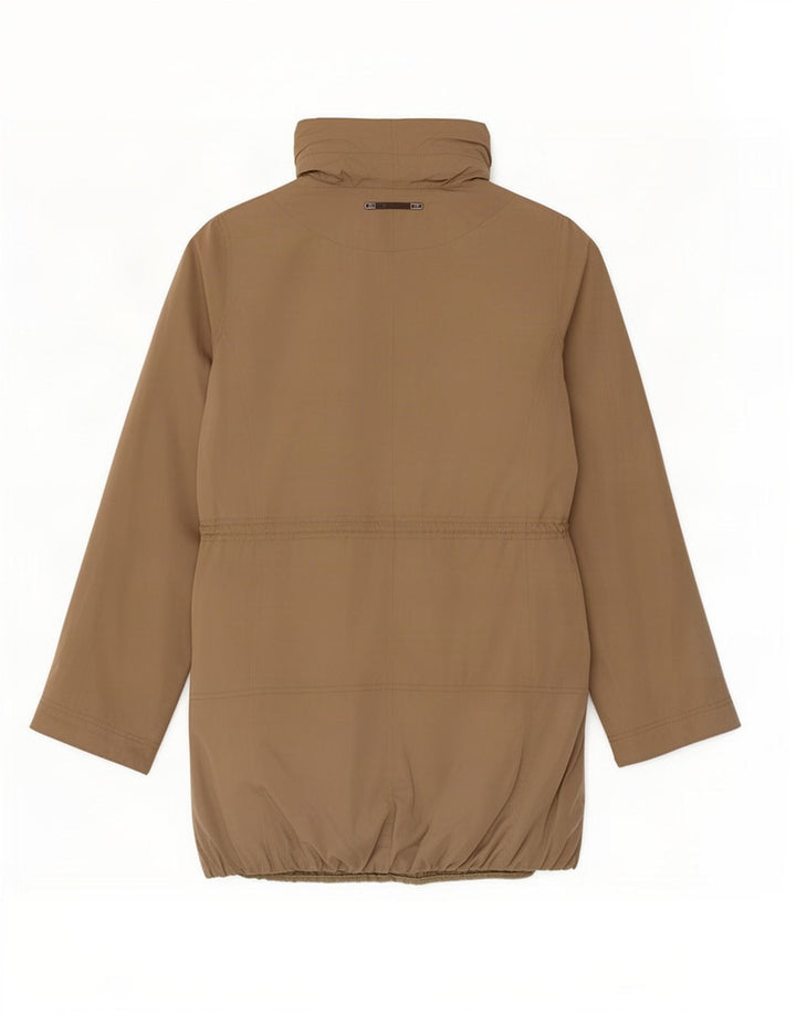 Massimo Dutti Parka con Capucha para Mujer UK 42 Medium Beige