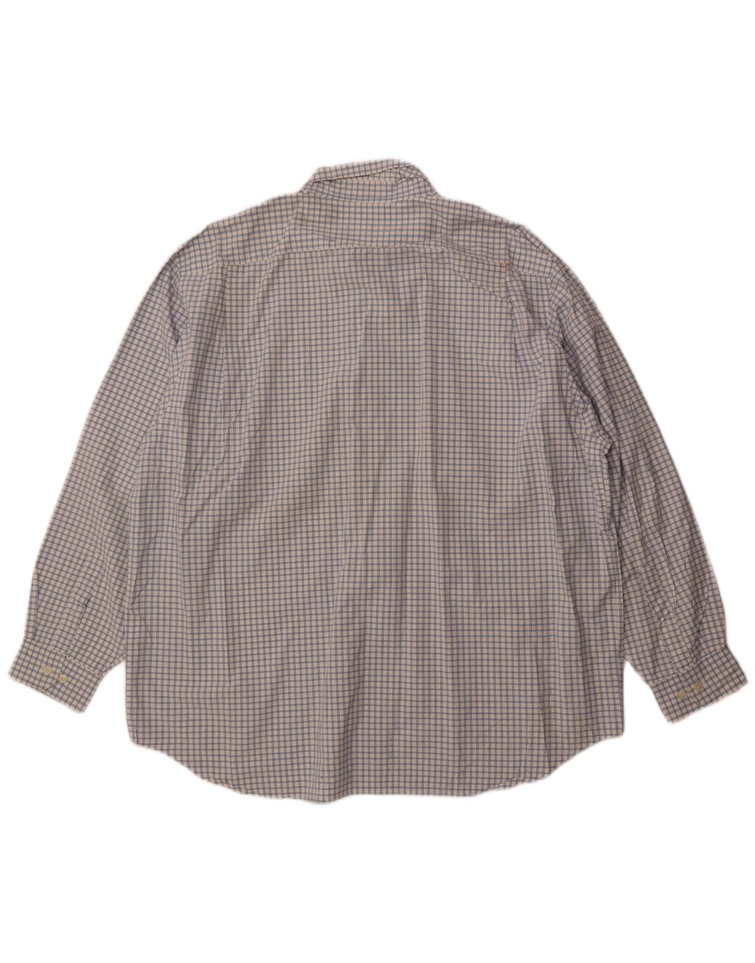 Eddie Bauer Camisa Hombre XL Blanco Cuadros Algodón