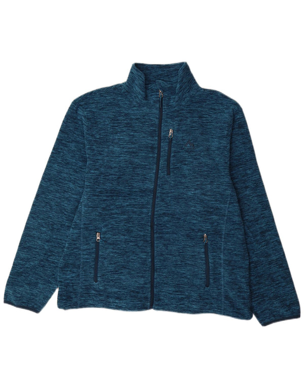 MC Kinley Chaqueta polar para hombre UK 46 3XL Poliéster moteado azul