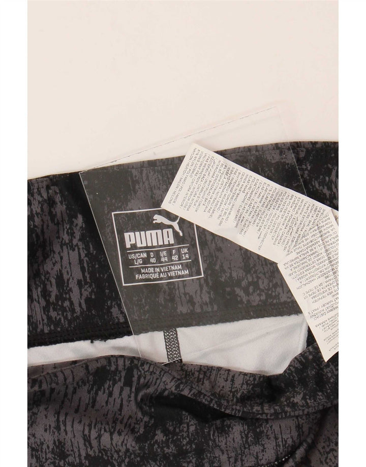 Puma - Leggings para mujer (talla 40), color negro, poliéster teñido anudado