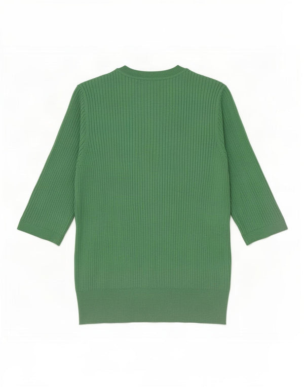 Marks & Spencer Blusa para mujer Top UK 44 Viscosa verde medio