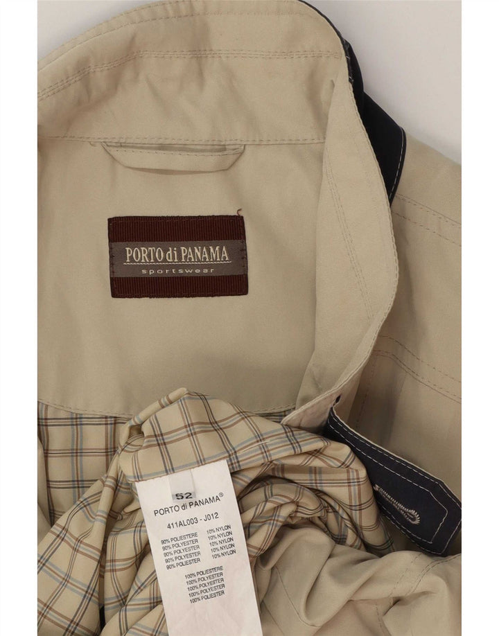Porto Di Panama Chaqueta utilitaria para hombre IT 52 XL Poliéster gris