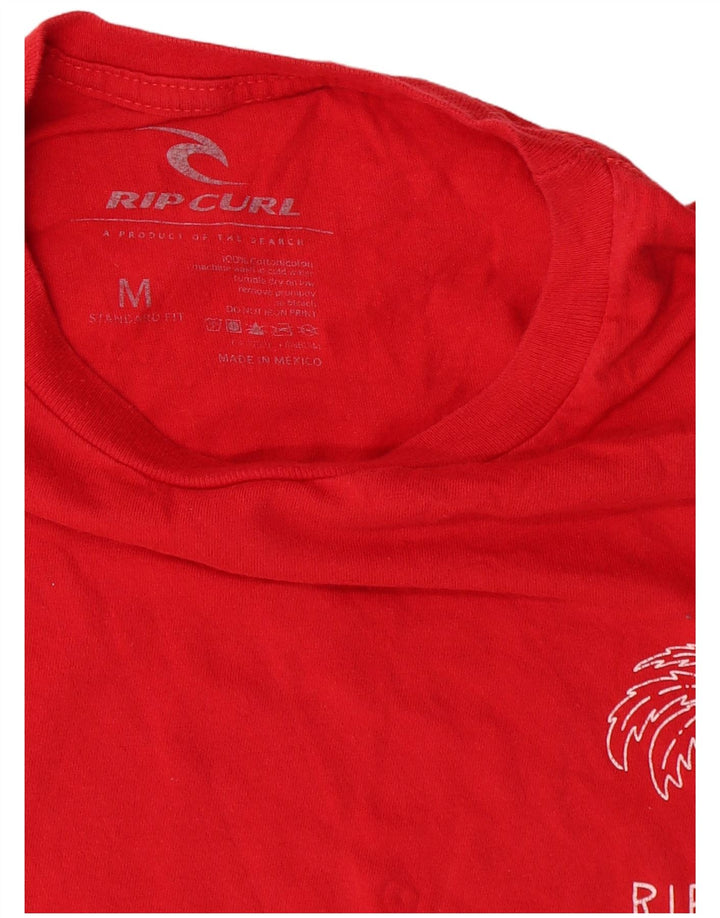 Rip Curl - Camiseta para hombre, color rojo medio, algodón