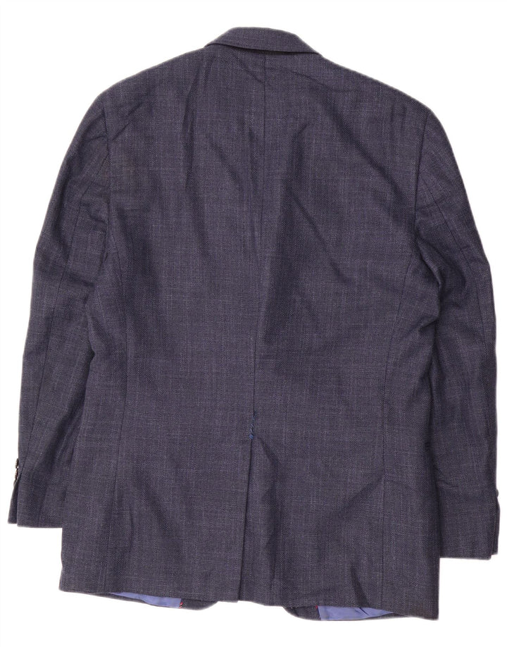 CHAPS Chaqueta tipo blazer de 2 botones para hombre UK 38 Mediano Azul marino Poliéster