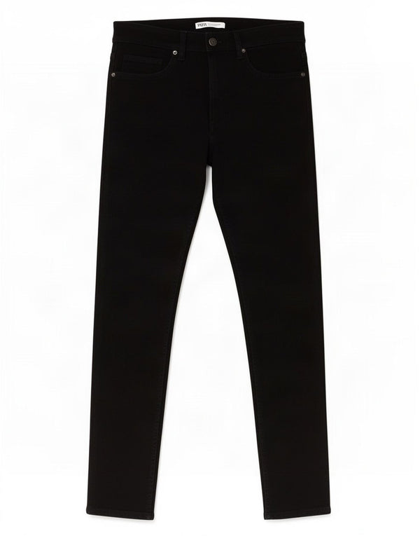 Zara Jeans ajustados para hombre EU 42 Large W32 L31 Algodón negro