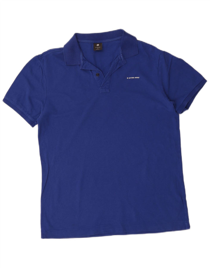 G-Star Polo Raw para hombre de algodón azul grande