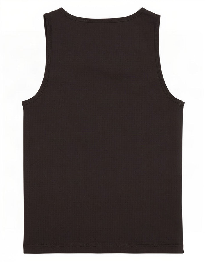 Puma Mujer Chaleco Top UK 10 Pequeño Poliéster Negro