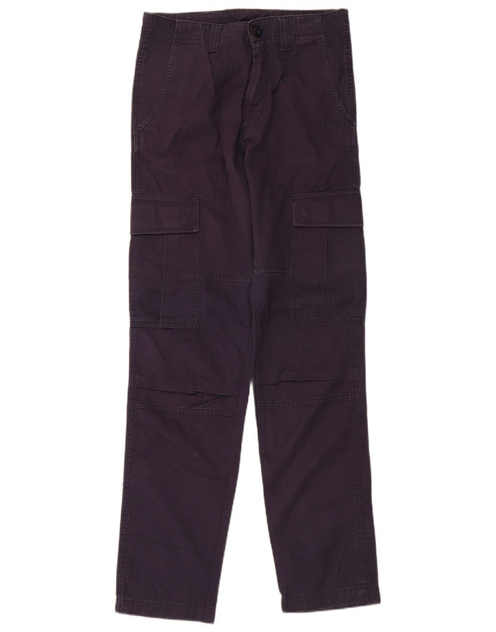 Carhartt Pantalones Cargo Hombre W31 L32 Algodón Negro