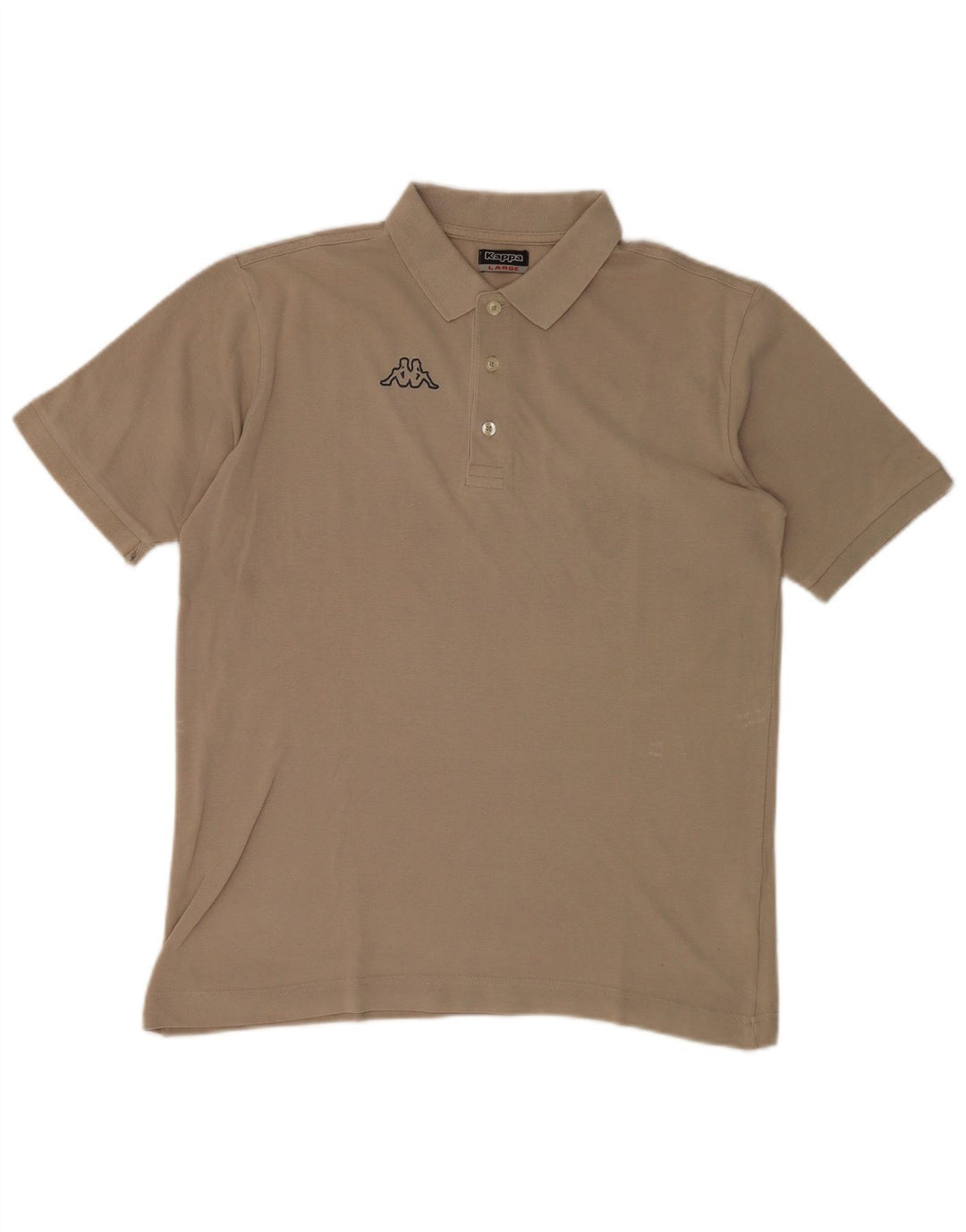 KAPPA Polo Hombre Grande Gris Algodón