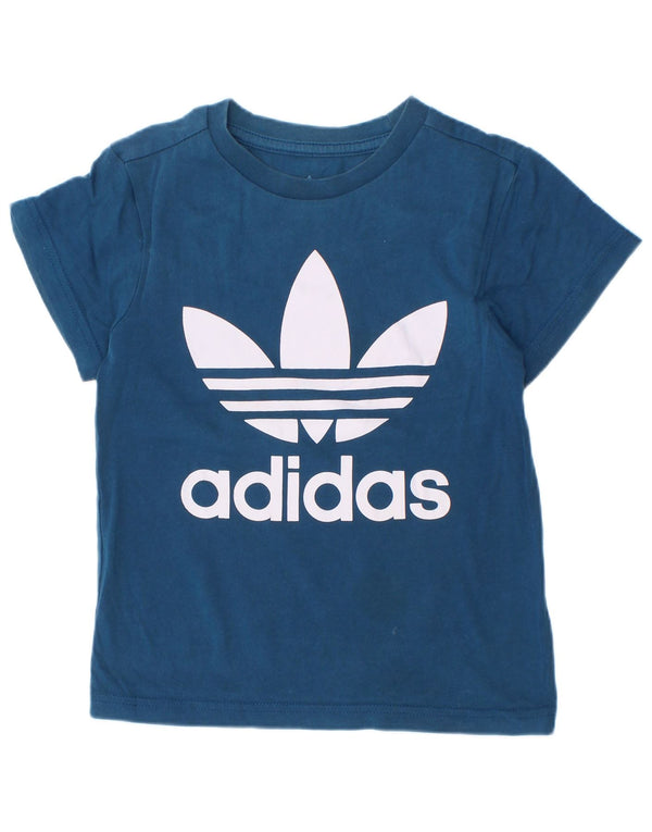 Adidas Camiseta gráfica para niños 4-5 años Small Azul