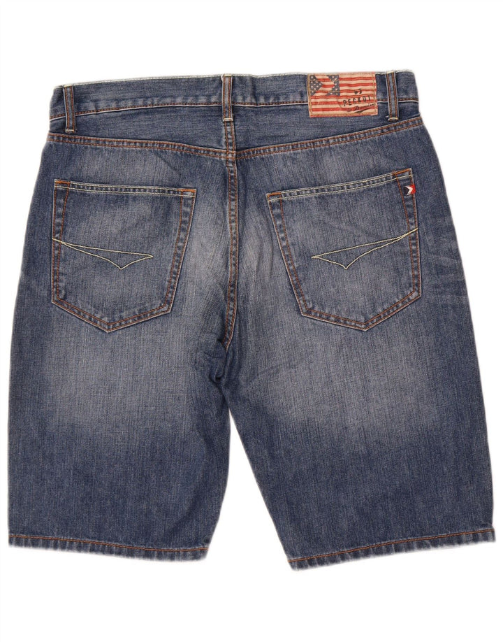 Peckott Shorts De Mezclilla Para Hombre W33 Algodón Azul Medio