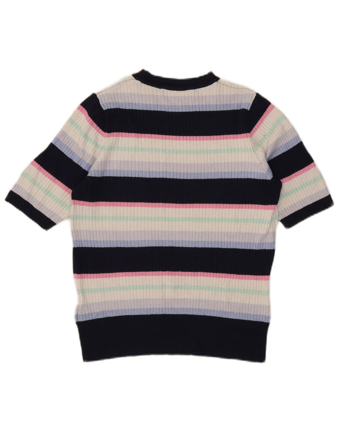 Marks & Spencer Jersey con cuello barco para mujer, talla 44, talla mediana, azul marino