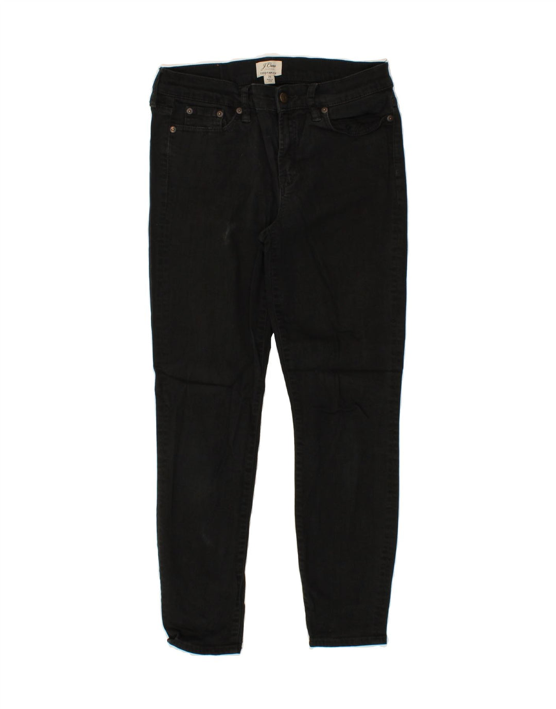 J. CREW Womens Toothpick Skinny Jeans W29 L26 Black Vintage J. Crew and Second-Hand J. Crew from Messina Hembry 