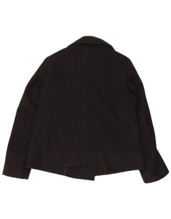 CALVIN KLEIN JEANS Chaquetón para mujer UK 44 Lana negra mediana