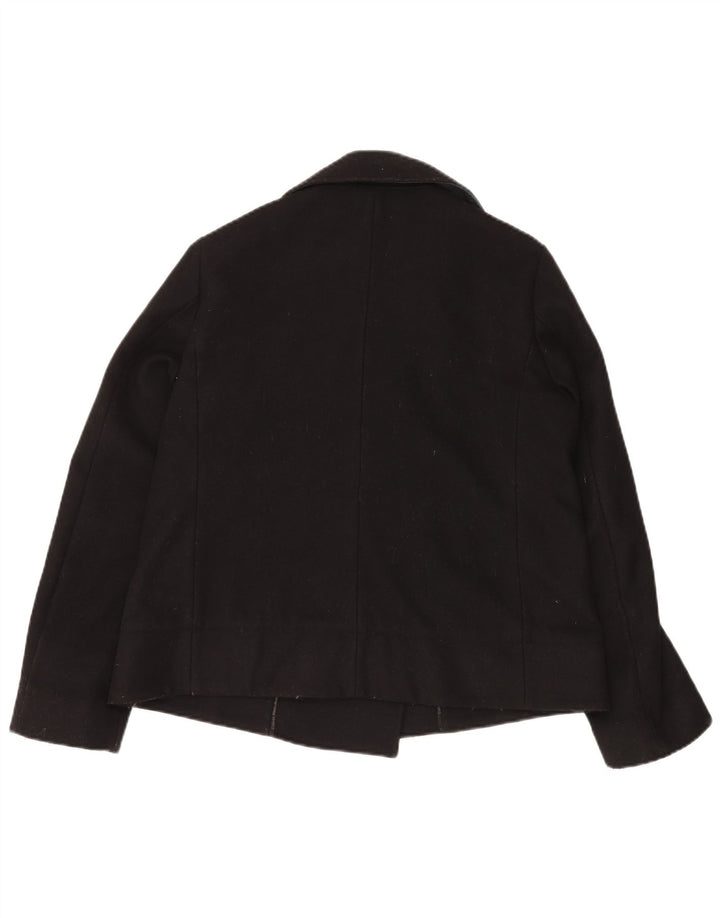 CALVIN KLEIN JEANS Chaquetón para mujer UK 44 Lana negra mediana