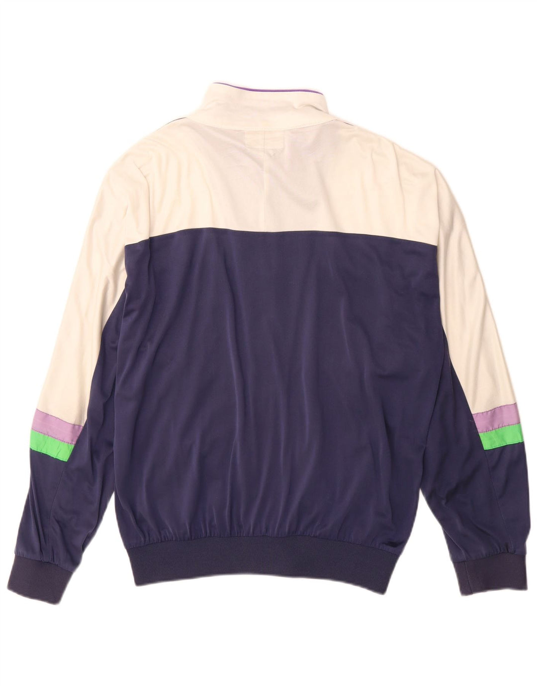 Asics - Chaqueta superior de chándal con gráfico para hombre, talla 40, bloque de color morado mediano