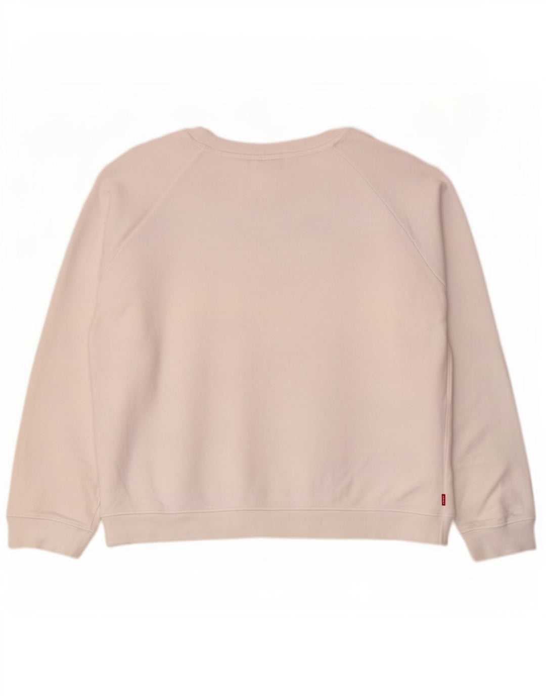 Levi's Sudadera de gran tamaño con gráfico para mujer UK 46 Large White Cotton