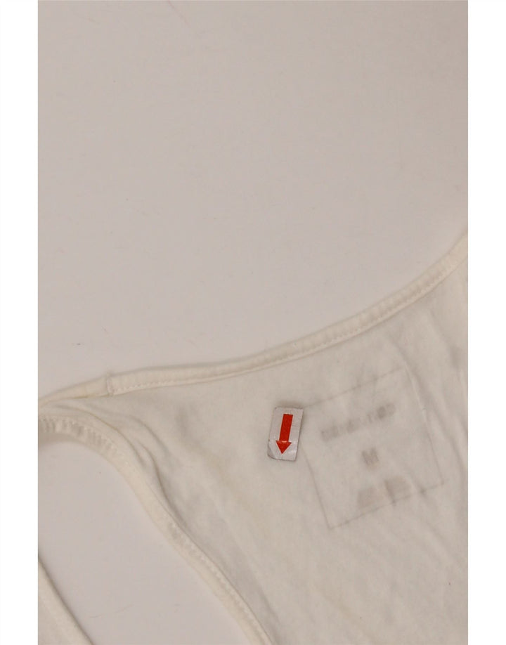 CONVERSE Top sin mangas con gráfico Chuck Taylor para mujer UK 12 Medium White