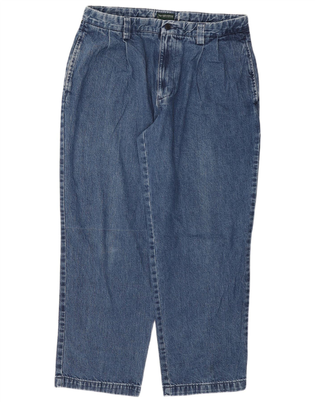 DOCKERS Vaqueros rectos para hombre W36 L29 Algodón azul