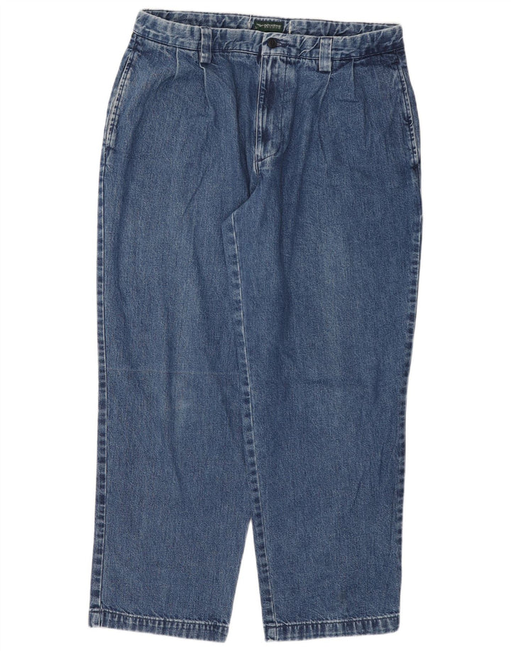 DOCKERS Vaqueros rectos para hombre W36 L29 Algodón azul