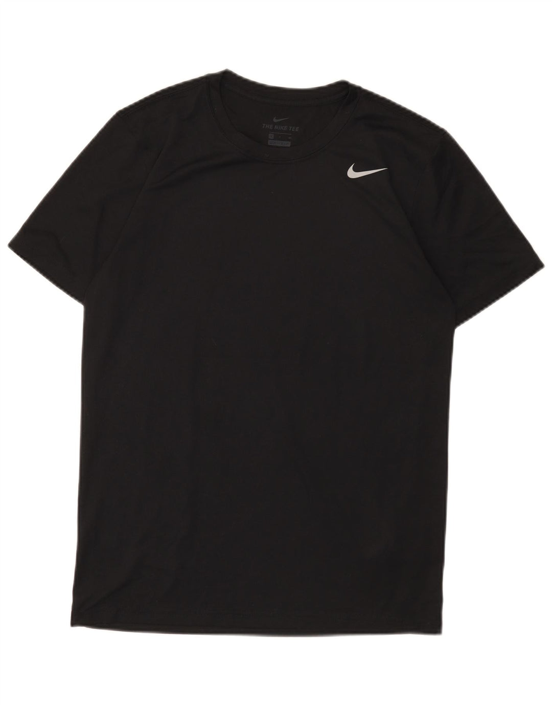 Nike - Camiseta Dri Fit para hombre, talla pequeña, poliéster negro