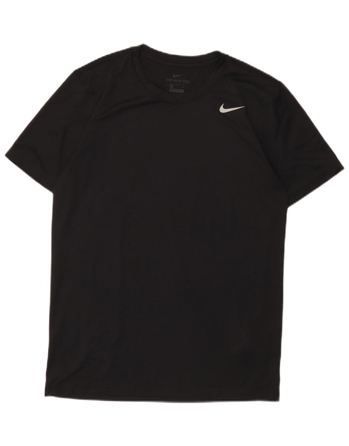 Nike - Camiseta Dri Fit para hombre, talla pequeña, poliéster negro