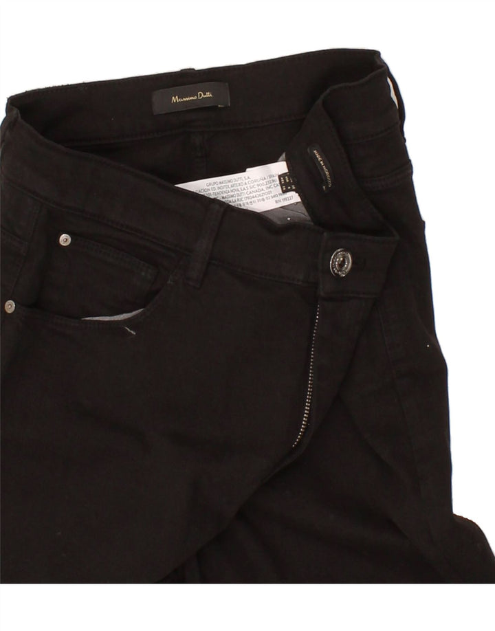 MASSIMO DUTTI Womens Slim Jeans EU 38 Small W28 L28 Black Cotton Vintage Massimo Dutti and Second-Hand Massimo Dutti from Messina Hembry 