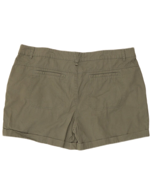 Mountain Warehouse Womens Cargo Shorts W38 XL Khaki Cotton