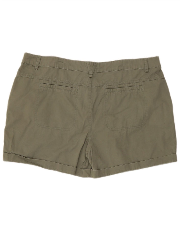 Pantalones cortos cargo para mujer Mountain Warehouse W38 XL Algodón caqui