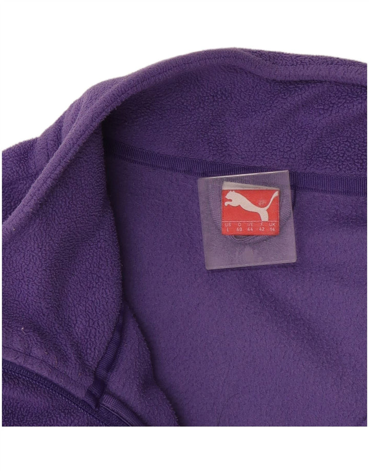 Puma - Chaqueta polar para mujer (talla 40), color morado