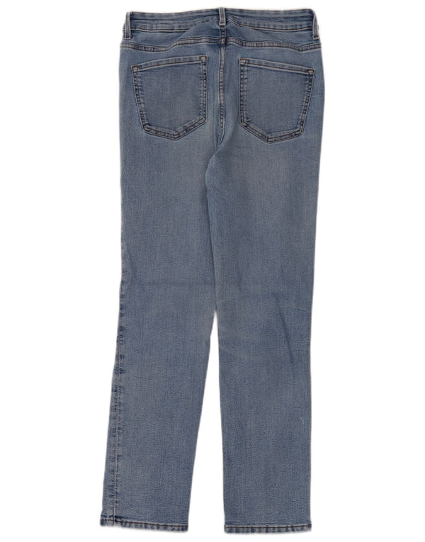 Marks & Spencer Jeans rectos The Sienna para mujer UK 12 Medium W30 L28 Azul