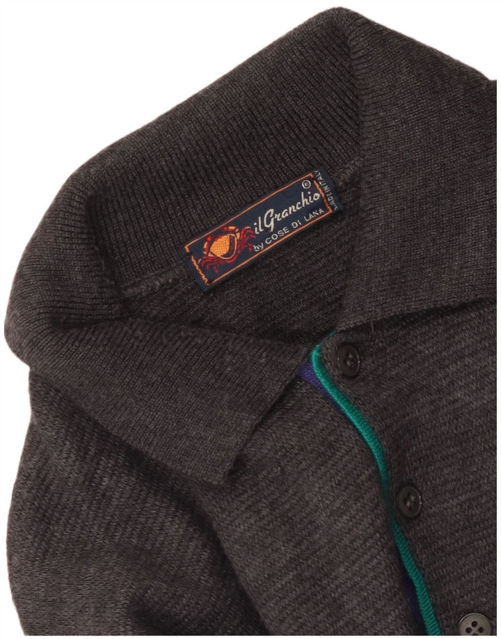 Il Granchio Jersey De Cuello Alto Hombre Gris Medio Argyle/Diamante