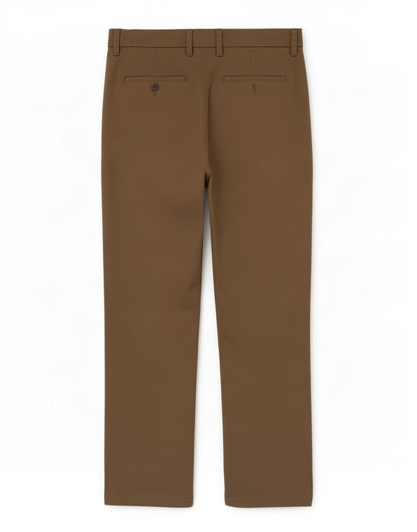 Marks & Spencer Pantalones chinos rectos para hombre W32 L29 Algodón marrón