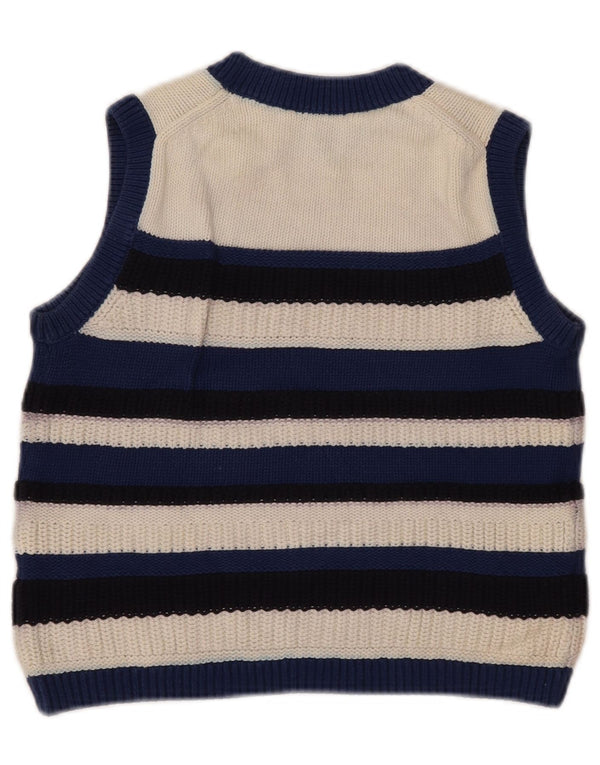Cos - Camiseta sin mangas para mujer, talla 6, XS, algodón a rayas, color azul marino