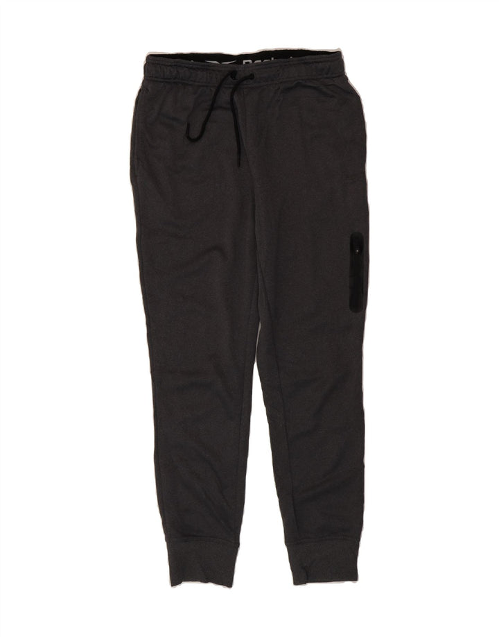 REEBOK Mens Graphic Tracksuit Trousers Joggers Medium  Grey Polyester Vintage Reebok and Second-Hand Reebok from Messina Hembry 