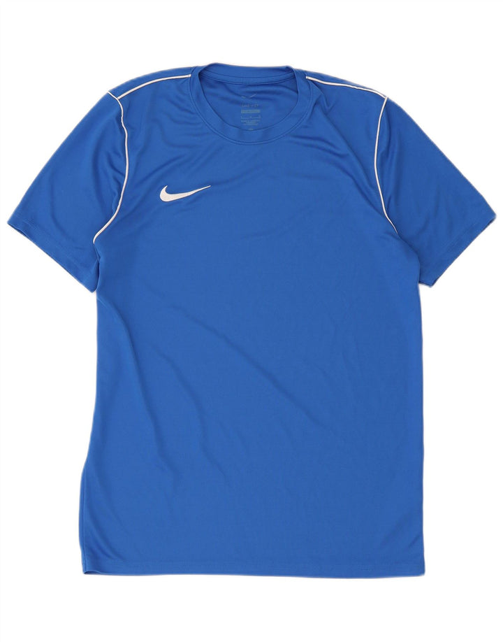 Camiseta Nike Dri Fit Slim Fit para hombre, talla grande, poliéster azul
