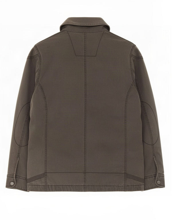 Marks & Spencer Chaqueta utilitaria para hombre UK 40 Grande Gris Algodón