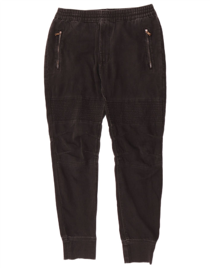 Zara Hombre Joggers Pantalones Medianos W31 L29 Negro