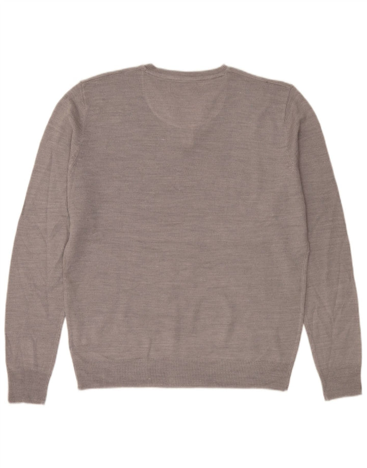 Pierre Cardin Suéter De Cuello Redondo Para Hombre Acrílico Gris Medio