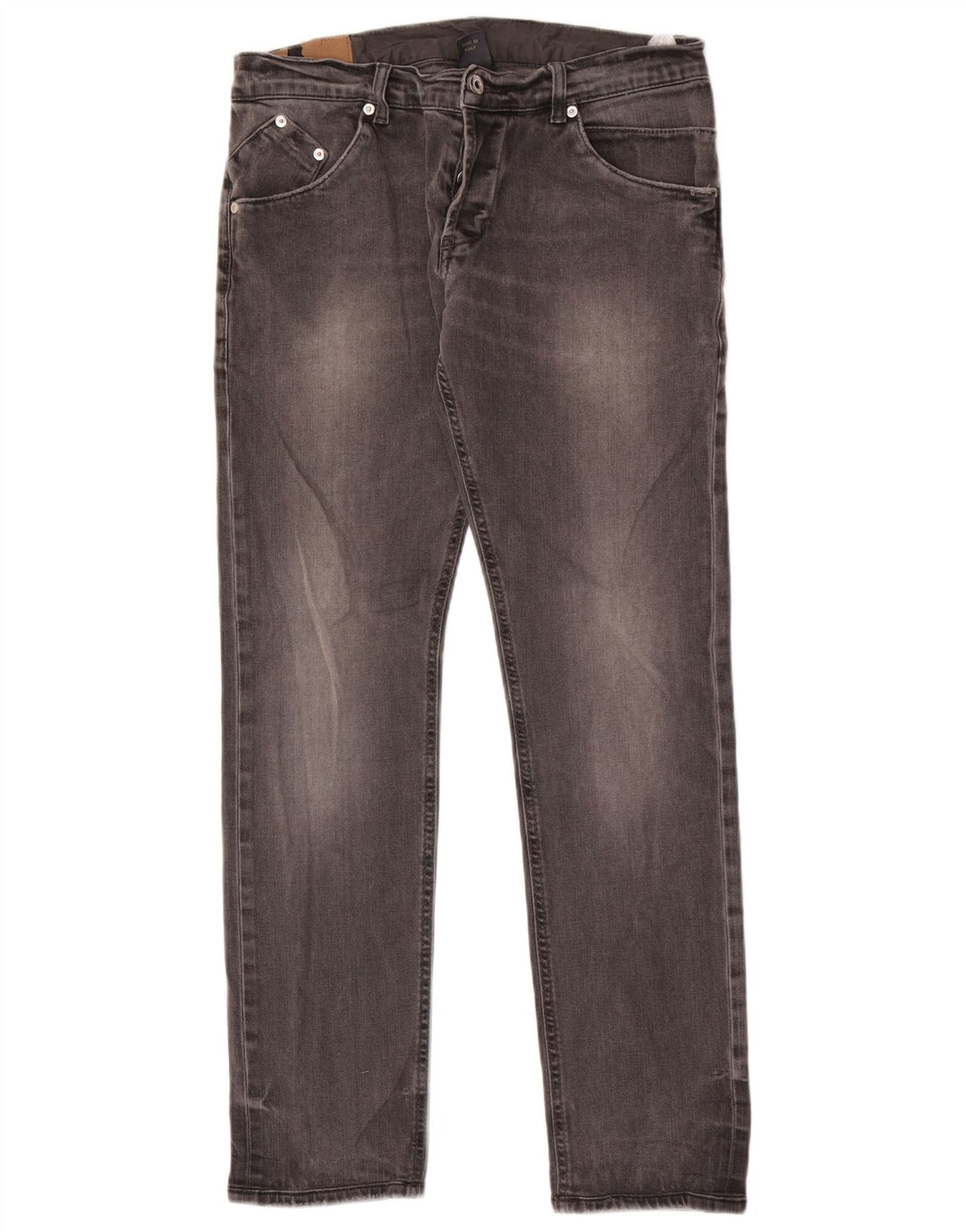 Dondup Vaqueros Rectos Hombre W34 L31 Gris