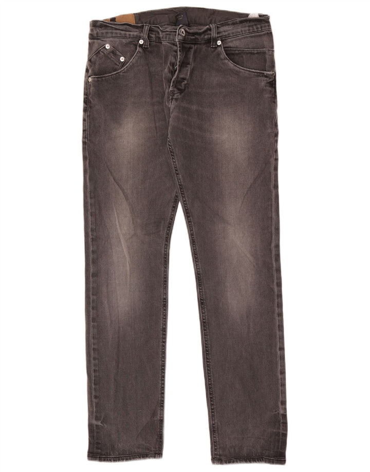 Dondup Vaqueros Rectos Hombre W34 L31 Gris