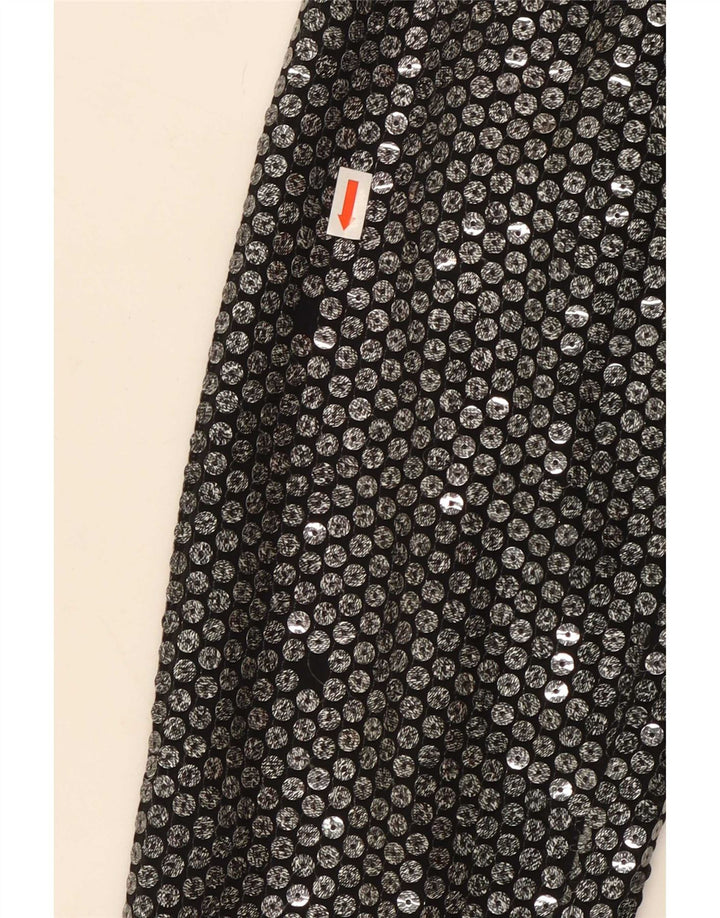 Bruce Oldfield Chaqueta Blazer para Mujer Reino Unido 12 Plata Mediana