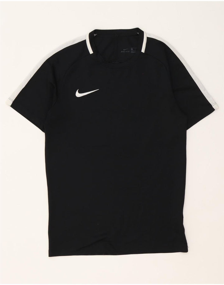 Nike Polo Dri Fit para hombre, poliéster color block, talla pequeña, color negro