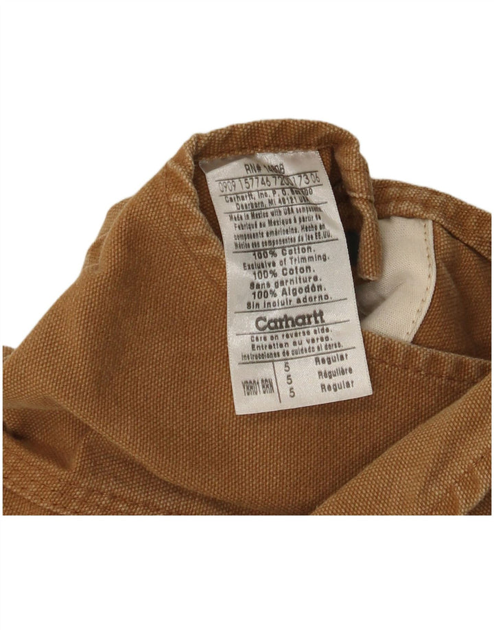 CARHARTT Pantalón peto para niño 4-5 años W24 L16 Algodón beige