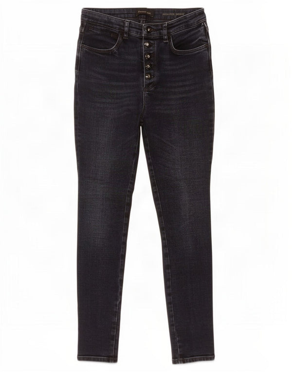Massimo Dutti Jeans Ajustados De Tiro Alto Para Mujer EU 38 Small W28 L29 Azul Marino