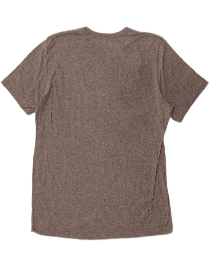 NIKE Camiseta gráfica de ajuste estándar para hombre XL Algodón gris