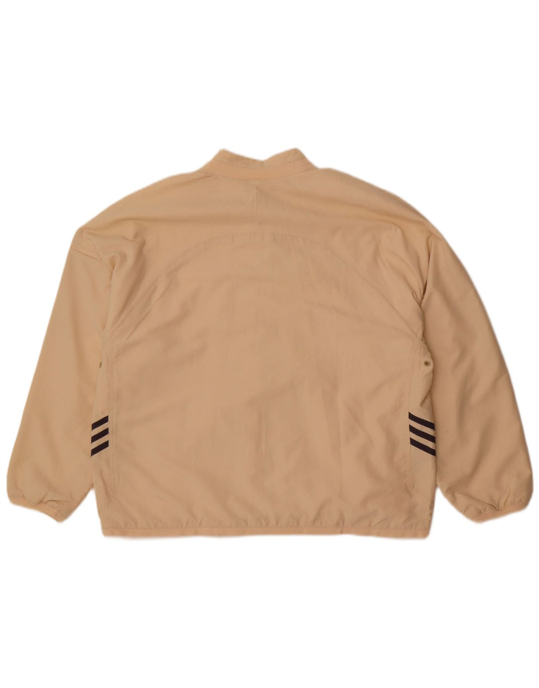 Adidas - Chaqueta bomber extragrande para mujer, talla 40, poliéster beige grande
