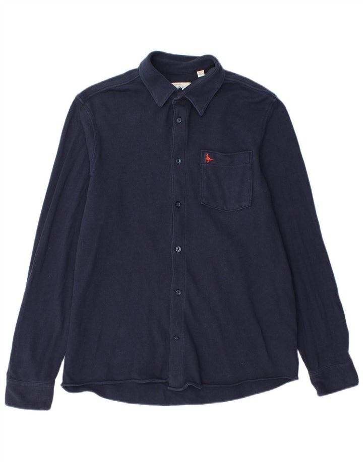 Camisa Jack Wills Hombre Relaxed Fit Algodón Azul Marino Mediano