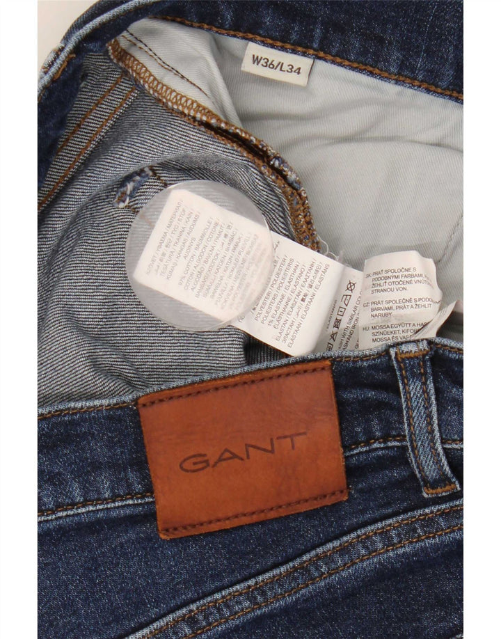 Vaqueros Gant Hombre Slim W36 L30 Algodón Azul